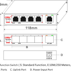 Gigabit PoE Media Converter