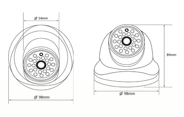 Camera Sambo VD07BHI1240 Dòng camera Hàn Quốc
