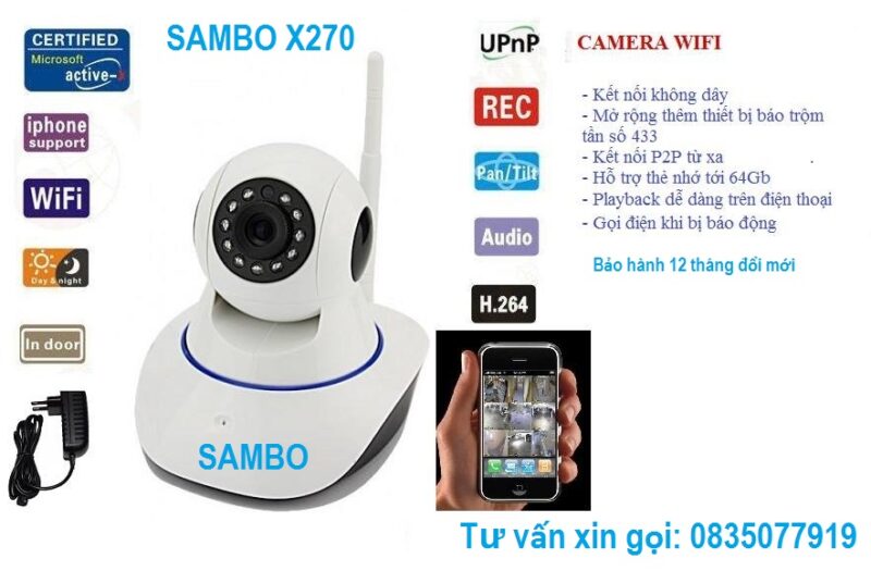 Camera IP 1.0 Megapixel Bộ camera quan sát văn phòng nhỏ gọn