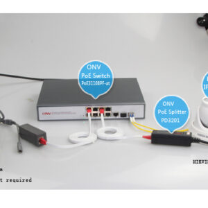 POE33108PFM-at 8 IP POE CAMERA POWER NETWORK ENDPOINT SWITCH WITH 1 LAN PORT (8 PORT 10/100M POE 15.4W EACH + 1 PORT 10/100/1000M BASE-T STANDARD)