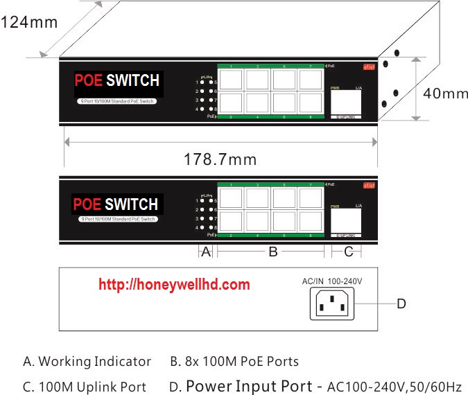 20161020015812_13622.jpg POE SWITCH 9 PORT -08 PORT CẤP NGUỒN CHO CAMERA IP