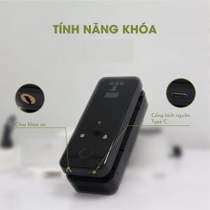 Khóa vân tay điều khiển từ xa dành cho cửa kính