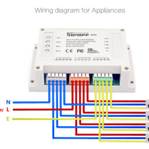 THIẾT BỊ BẬT/TẮT THÔNG MINH TỪ XA ĐIỀU KHIỂN 4 KÊNH