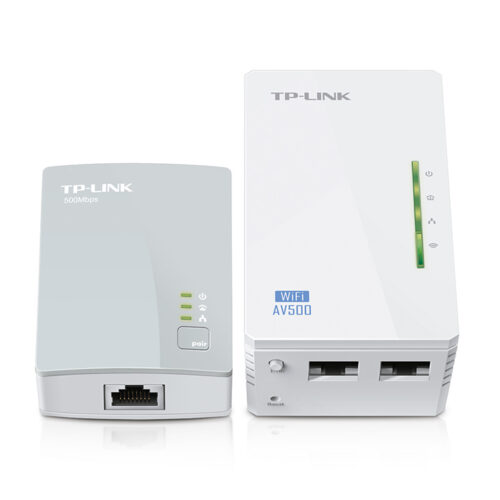 TL-WPA4220KIT-03.jpg Bộ mở rộng Internet qua đường dây điện hỗ trợ WiFi tốc độ TL-WPA4220KIT