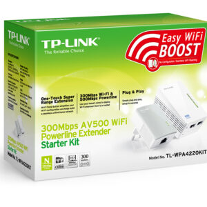 Bộ mở rộng Internet qua đường dây điện hỗ trợ WiFi tốc độ  TL-WPA4220KIT